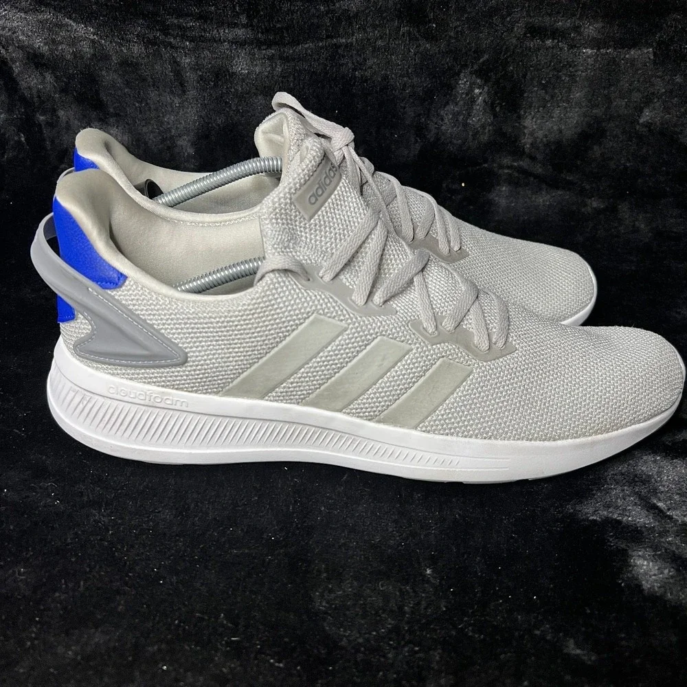 Adidas Lite Racer BYD 2.0 GZ8209 Mens 14 Running Shoes Gray‎ Royal Blue Sneakers